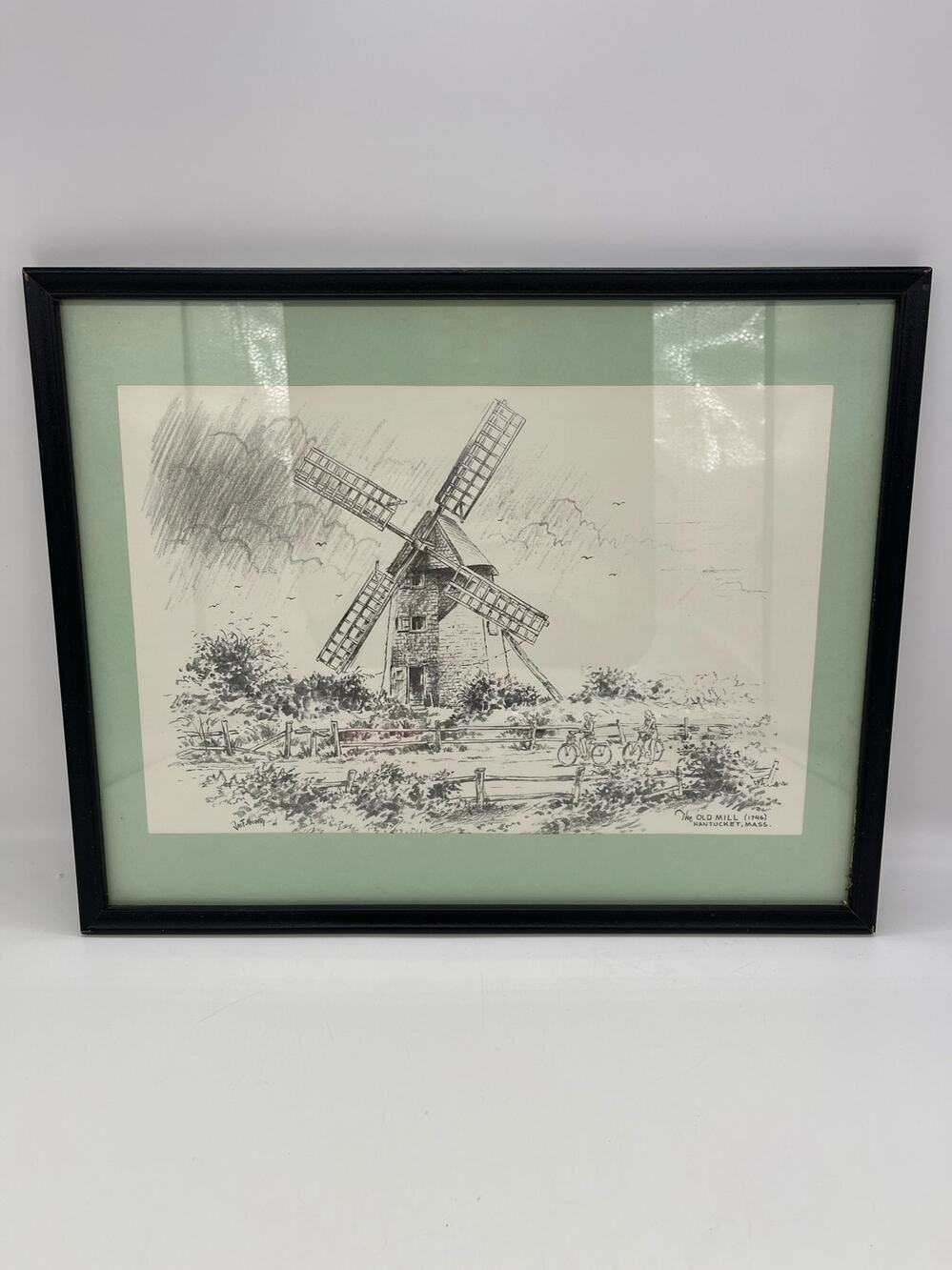 Jas F Murray The Old Mill 1746 Nantucket Massachusetts